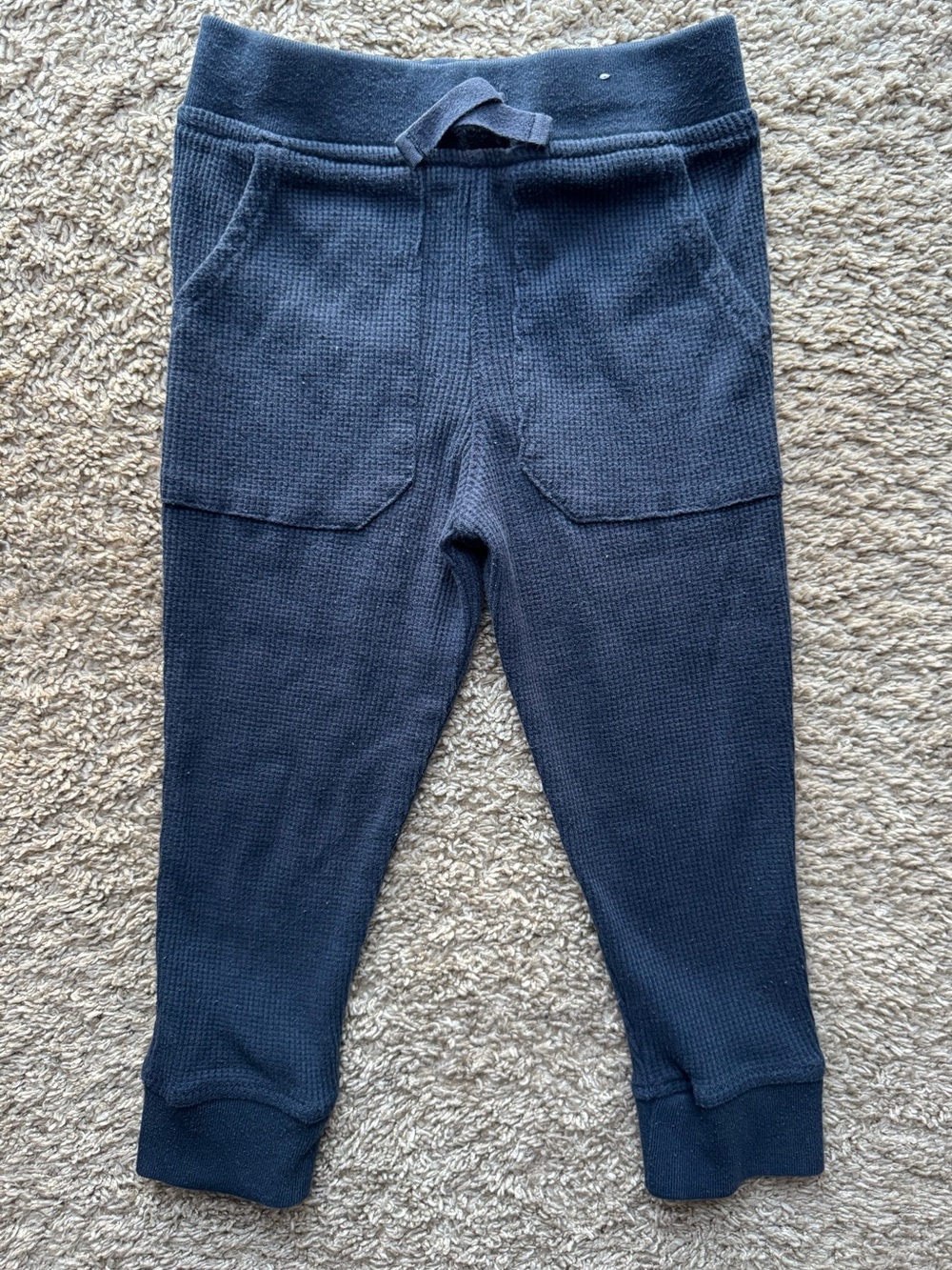 Garanimals 3T Navy Blue Waffle Knit Jogger Pants